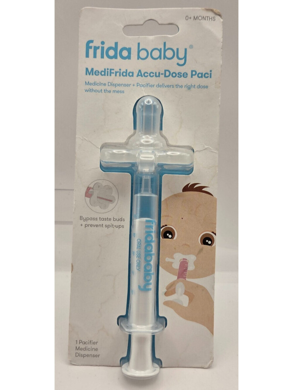 Frida Baby MediFrida Accu-Dose Pacifier Medicine Dispenser NEW Infant 0+